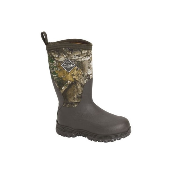 Muck Boot Co Youth Rugged II Kid's Rubber Boot, Plain Toe, 11" Height, Camo, 7 RG2-RTE-RTR-070 - main